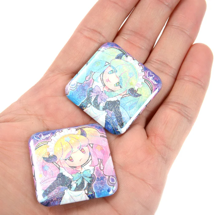 Happy Halloween Girls Twinkle Tin Badges 10 Happy Halloween Girls Twinkle Tin Badges - Image 8