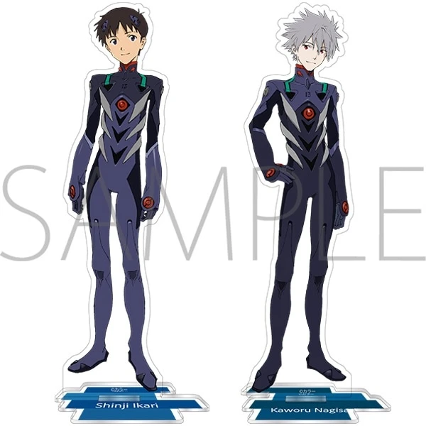 Rebuild Of Evangelion Shinji & Kaworu Plugsuit Acrylic Stand 3 Rebuild Of Evangelion Shinji & Kaworu Plugsuit Acrylic Stand