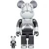 BE＠RBRICK KISS Spaceman: Chrome Ver. 100％ & 400％