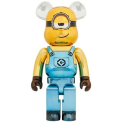 BE＠RBRICK Minions Fever Stuart: Chrome Ver. 1000％
