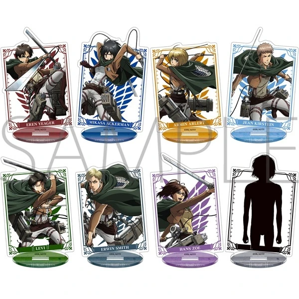 Attack On Titan Seasons 1-3 Acrylic Stand Collection Box Set 3 Attack On Titan Seasons 1-3 Acrylic Stand Collection Box Set