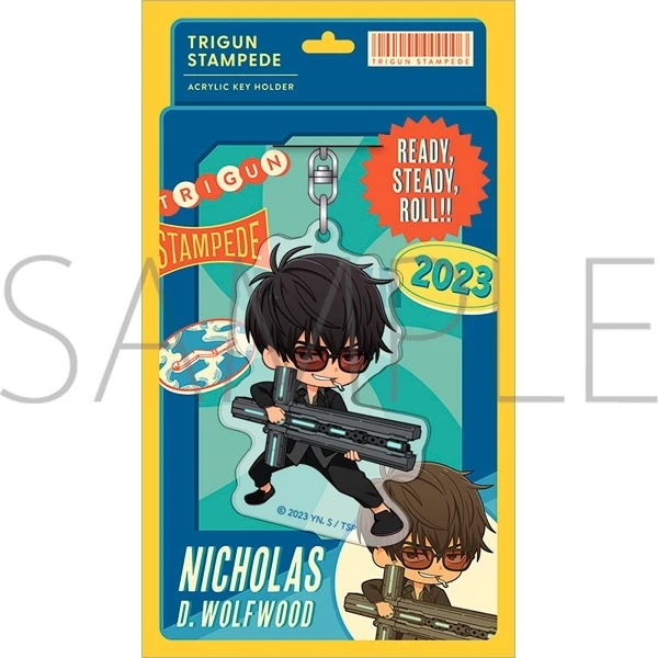 Trigun Stampede Chibi Character Acrylic Keychain 7 Trigun Stampede Chibi Character Acrylic Keychain - Image 5