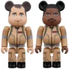 BE@RBRICK Ghostbusters Peter Venkman & Winston Zeddemor 100% 2-Pack