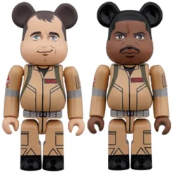 BE@RBRICK Ghostbusters Peter Venkman & Winston Zeddemor 100% 2-Pack