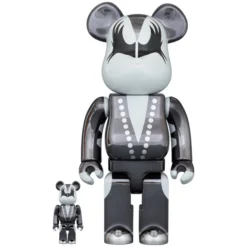 BE＠RBRICK KISS Demon: Chrome Ver. 100％ & 400％ Set