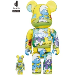 BE＠RBRICK The Smurfs The Purple Smurfs 100％ & 400％ Set