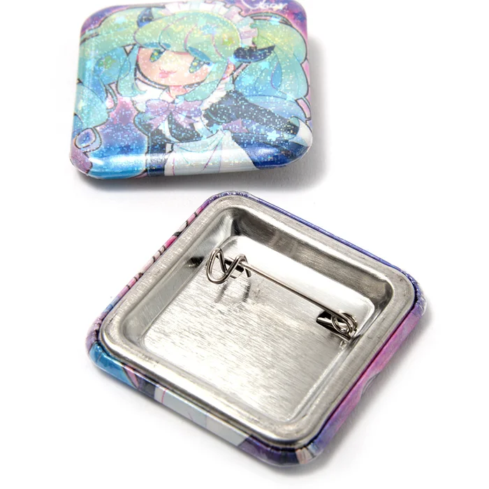 Happy Halloween Girls Twinkle Tin Badges 6 Happy Halloween Girls Twinkle Tin Badges - Image 4